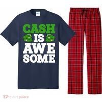 Cash Is Awesome Pajama Set thumb 0