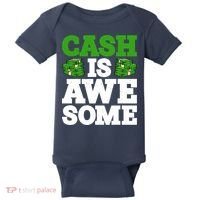 Cash Is Awesome Baby Bodysuit thumb 0