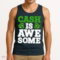Cash Is Awesome Tank Top thumb 3