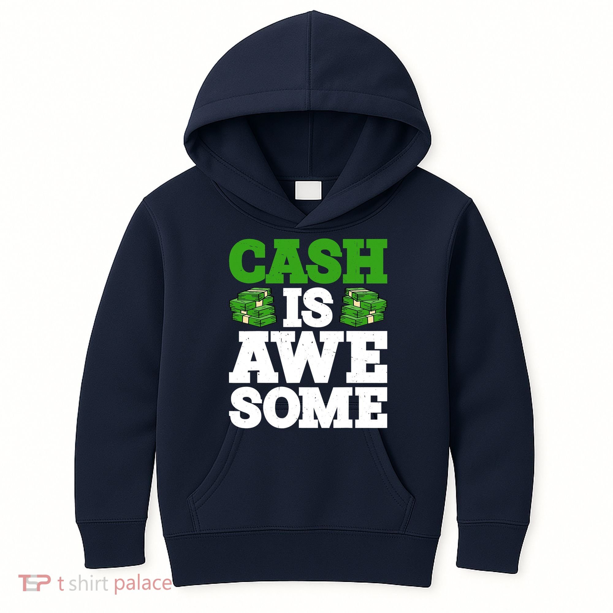 Cash Is Awesome Kids Hoodie