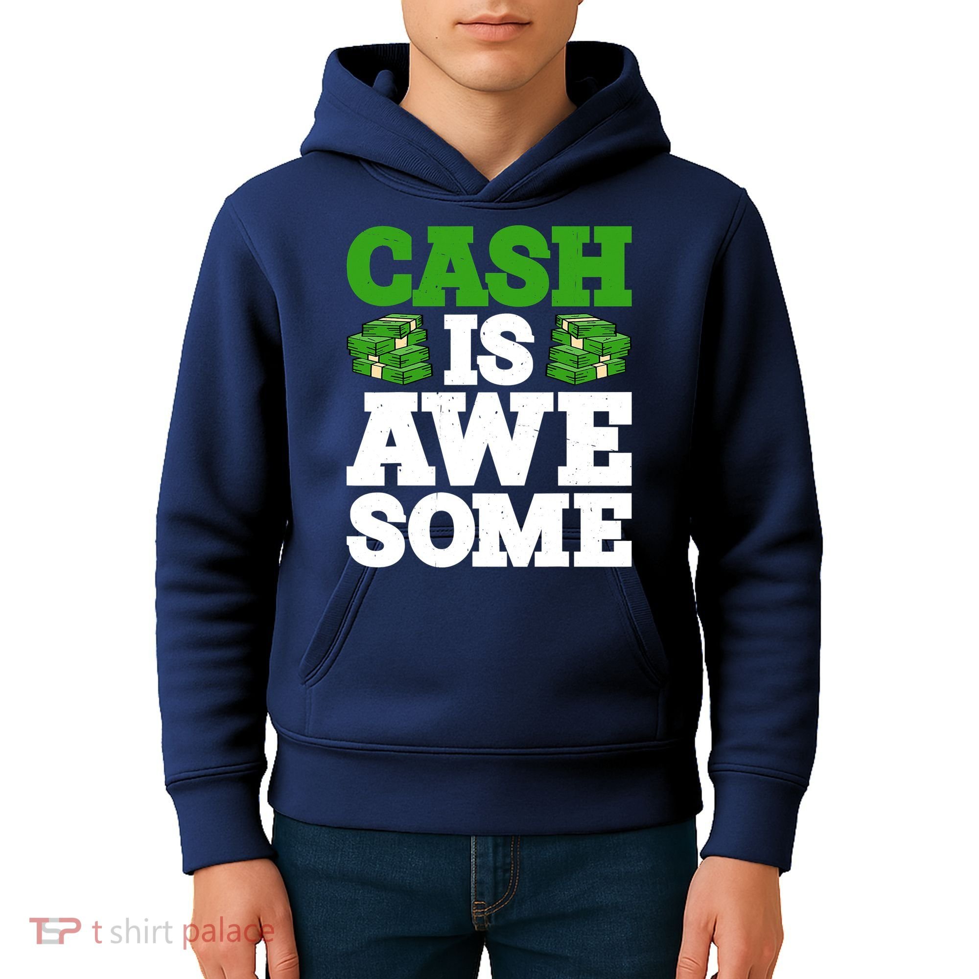Cash Is Awesome Kids Hoodie