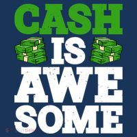 Cash Is Awesome Kids T-Shirt thumb 4