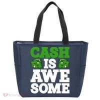Cash Is Awesome Tote Bag thumb 0