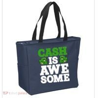 Cash Is Awesome Tote Bag thumb 2