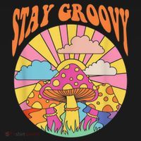 Cute Indie Aesthetic Mushroom Stay Groovy Retro 70s Hippie Tote Bag thumb 4