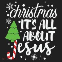 Christmas It's All About Jesus Christmas Tree Gift Beanie thumb 2