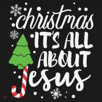 Christmas It's All About Jesus Christmas Tree Gift Baby Bodysuit thumb 2