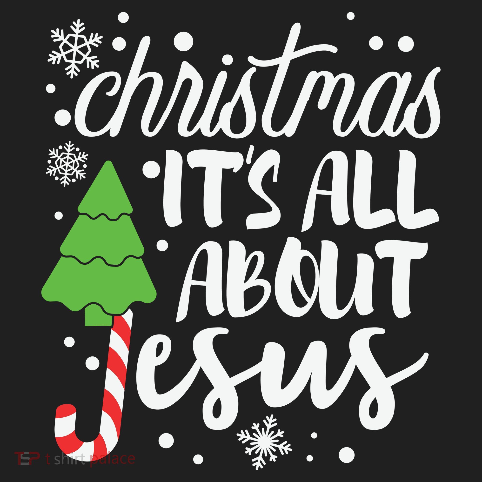Christmas It's All About Jesus Christmas Tree Gift Hat