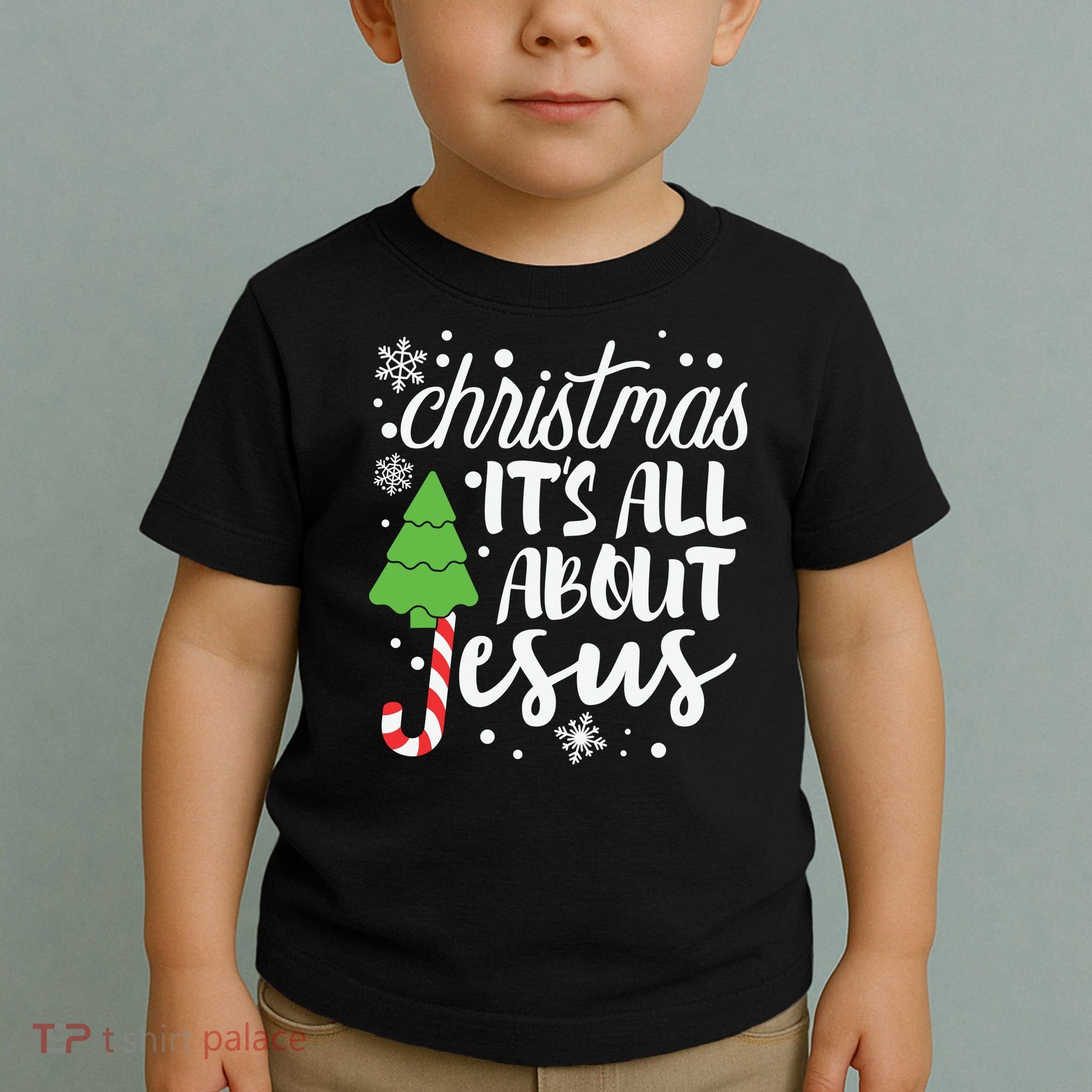 Christmas It's All About Jesus Christmas Tree Gift Toddler T-Shirt
