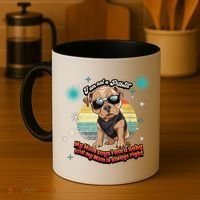Cute I Am Not A Pitbull Funny Pitbull Dog Owners Gifts Coffee Mug thumb 4