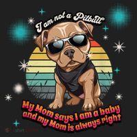 Cute I Am Not A Pitbull Funny Pitbull Dog Owners Gifts Beanie thumb 2