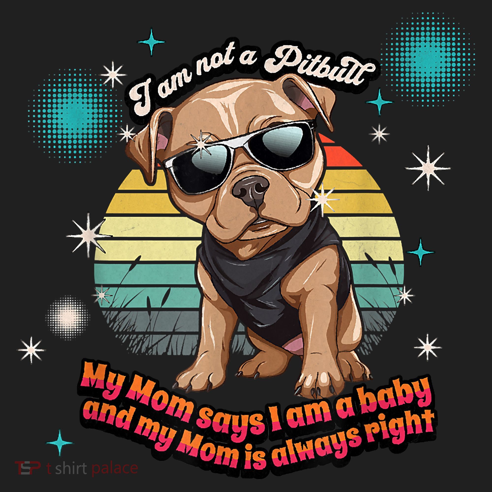Cute I Am Not A Pitbull Funny Pitbull Dog Owners Gifts Golf Towel