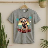 Cute I Am Not A Pitbull Funny Pitbull Dog Owners Gifts T-Shirt thumb 2