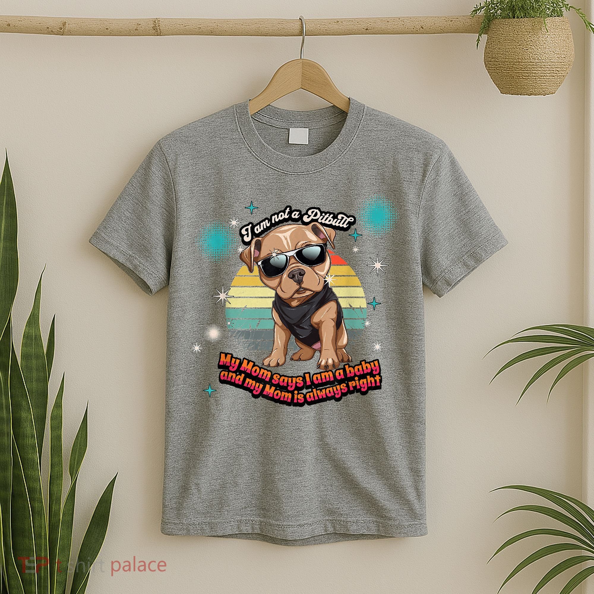 Cute I Am Not A Pitbull Funny Pitbull Dog Owners Gifts T-Shirt