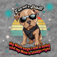 Cute I Am Not A Pitbull Funny Pitbull Dog Owners Gifts Women's Hoodie thumb 2