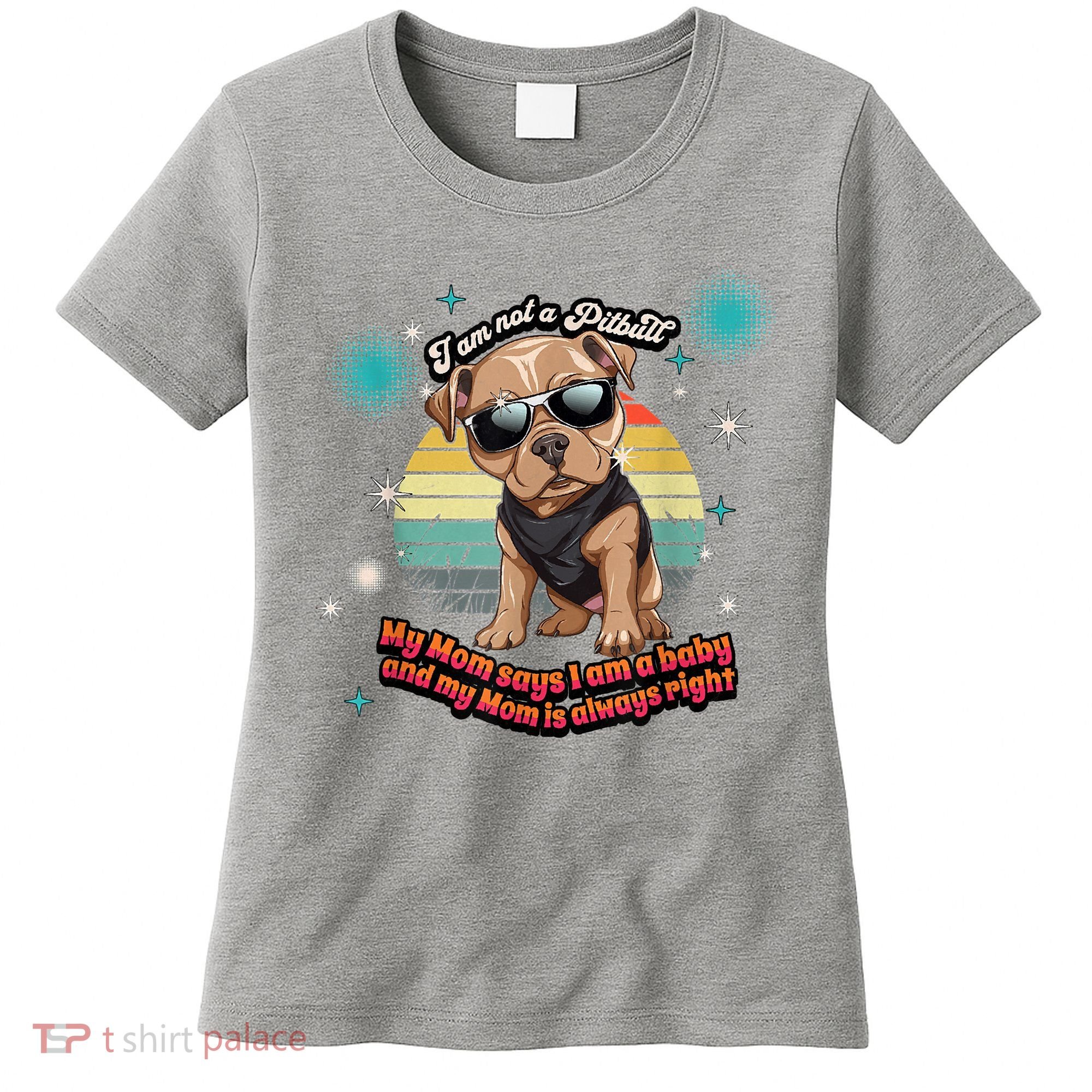 Cute I Am Not A Pitbull Funny Pitbull Dog Owners Gifts Women's T-Shirt