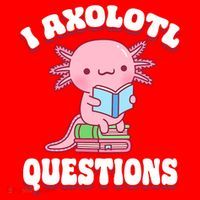 Cute I Axolotl Questions Women Funny P.ink Axolotl Santa Hat thumb 1