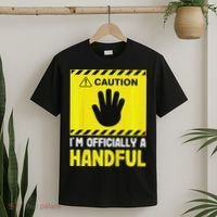 Caution I'm A Handful Cute 5th Birthday T-Shirt thumb 2