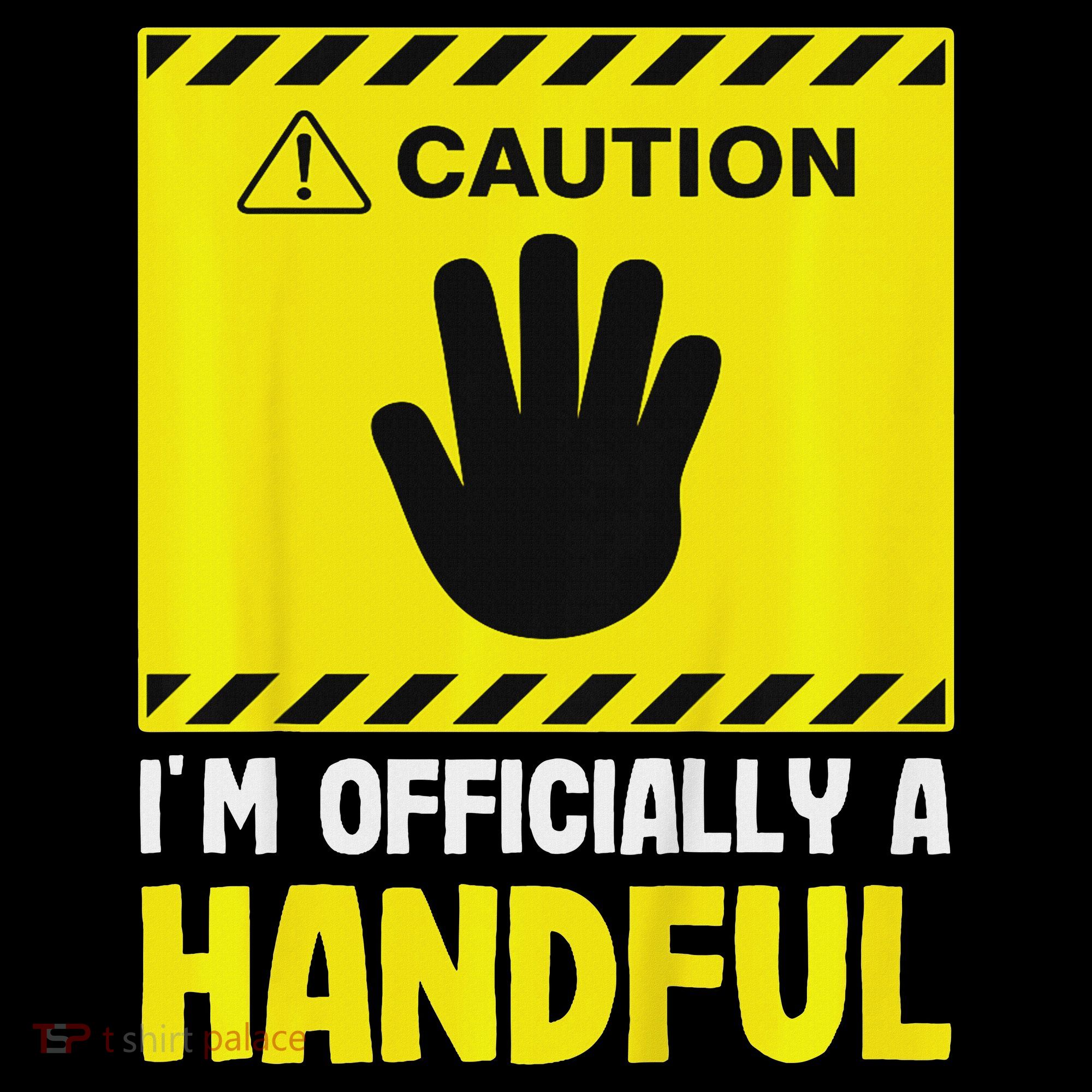 Caution I'm A Handful Cute 5th Birthday Coaster