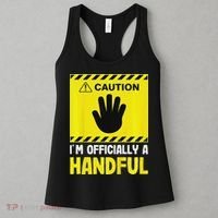 Caution I'm A Handful Cute 5th Birthday Women's Tank Top thumb 3