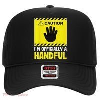 Caution I'm A Handful Cute 5th Birthday Hat thumb 0