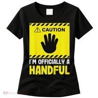 Caution I'm A Handful Cute 5th Birthday Women's T-Shirt thumb 0