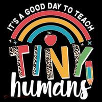 Cute It's A Good Day To Teach Tiny Humans Ornament thumb 1