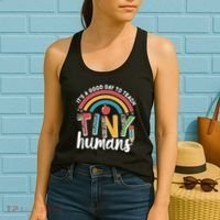 Cute It's A Good Day To Teach Tiny Humans Women's Tank Top thumb 2