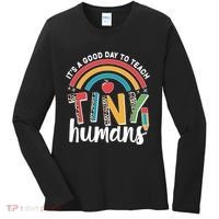 Cute It's A Good Day To Teach Tiny Humans Women's Long Sleeve Shirt thumb 0