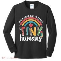 Cute It's A Good Day To Teach Tiny Humans Kids Long Sleeve Shirt thumb 0
