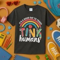 Cute It's A Good Day To Teach Tiny Humans Kids T-Shirt thumb 3