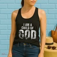 Christian I Am A Child Of God Withstand Women's Tank Top thumb 2
