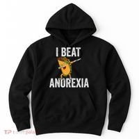 Cute I Beat Survived Anorexia Awarenes Women Funny Tacos Hoodie thumb 0