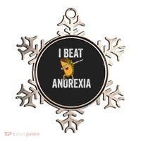 Cute I Beat Survived Anorexia Awarenes Women Funny Tacos Ornament thumb 0