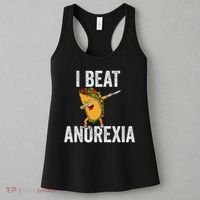 Cute I Beat Survived Anorexia Awarenes Women Funny Tacos Women's Tank Top thumb 3