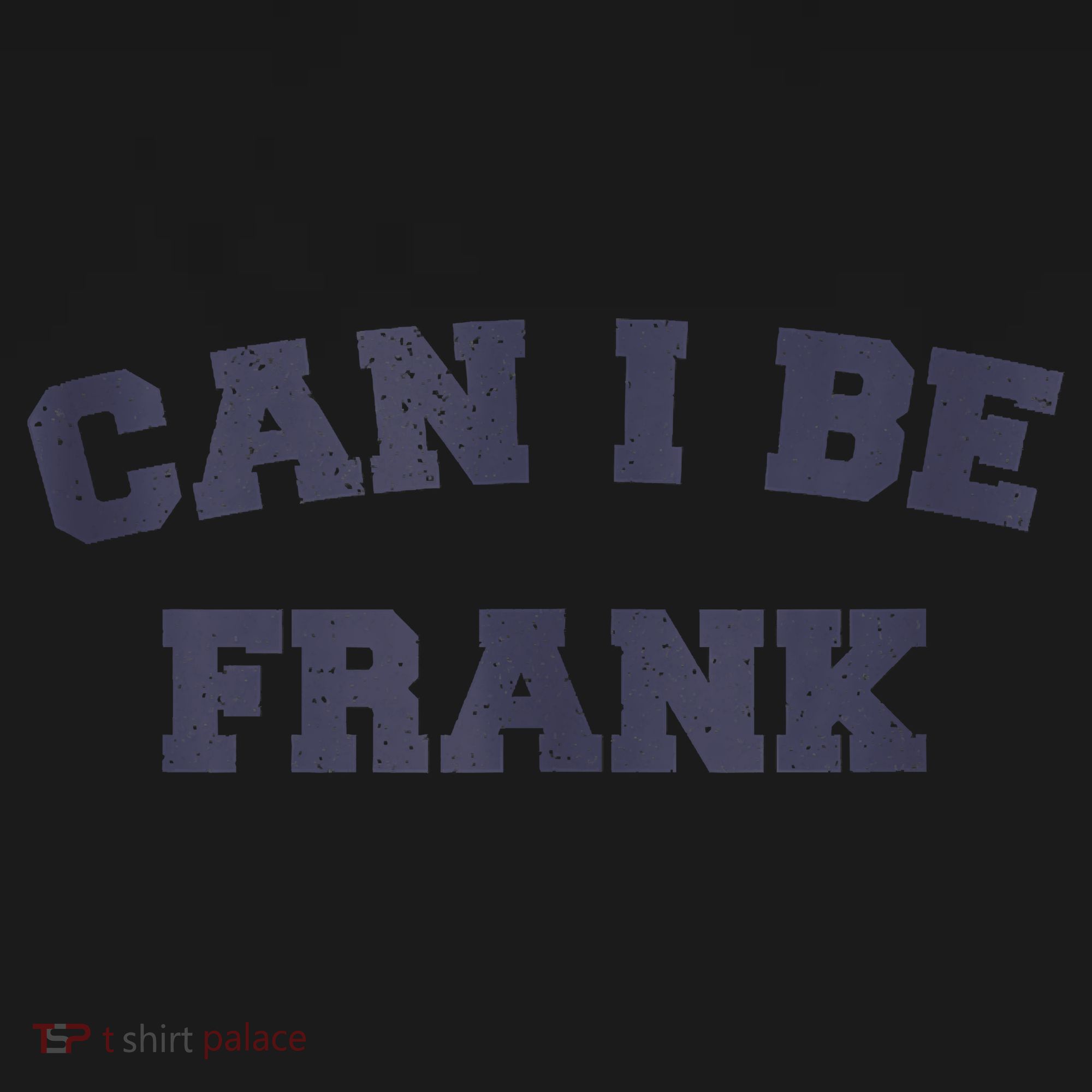 Can I Be Frank Funny Sarcasm T-Shirt