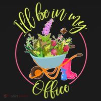 Cute I'll Be In My Office Gardening Fan Women's Hoodie thumb 2