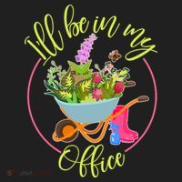 Cute I'll Be In My Office Gardening Fan Hat thumb 2