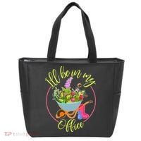 Cute I'll Be In My Office Gardening Fan Tote Bag thumb 0