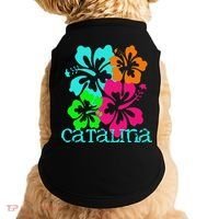 Catalina Island Beach Tropical Paradise Travel Surf Ocean Doggie Tank thumb 0