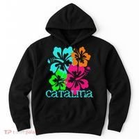 Catalina Island Beach Tropical Paradise Travel Surf Ocean Hoodie thumb 0