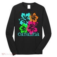 Catalina Island Beach Tropical Paradise Travel Surf Ocean Long Sleeve Shirt thumb 0