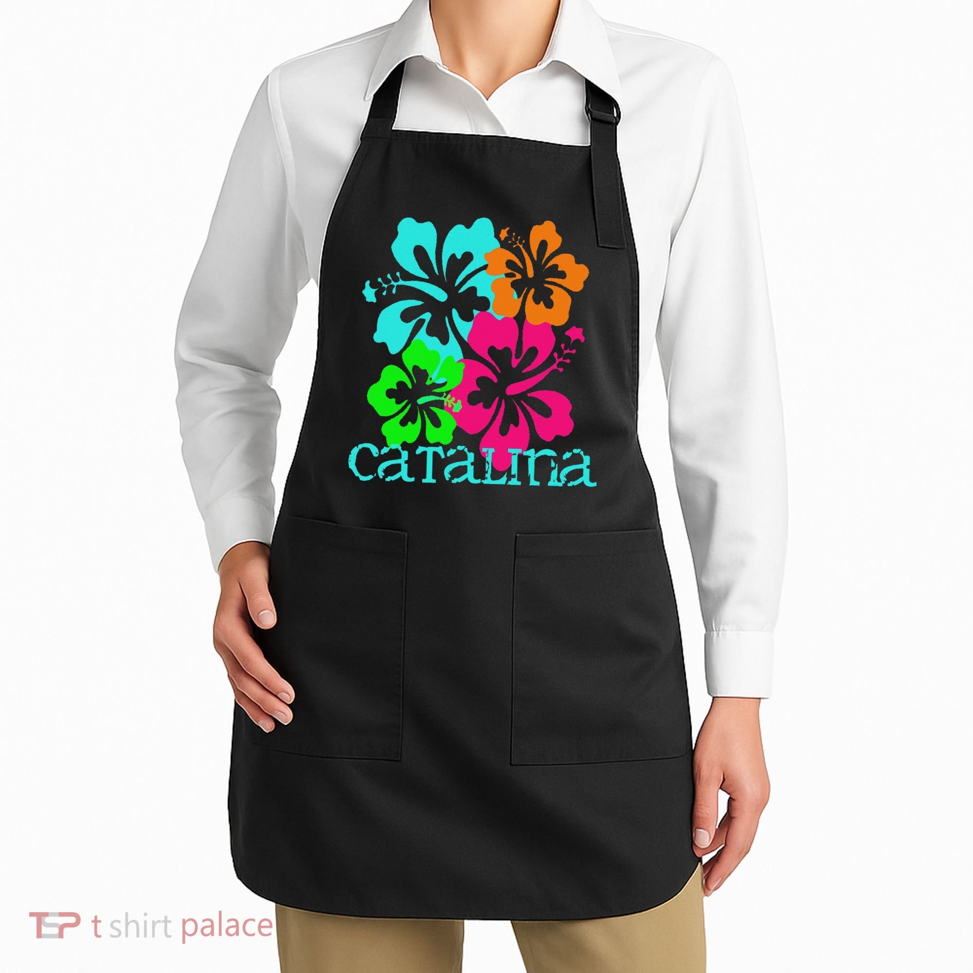 Catalina Island Beach Tropical Paradise Travel Surf Ocean Apron