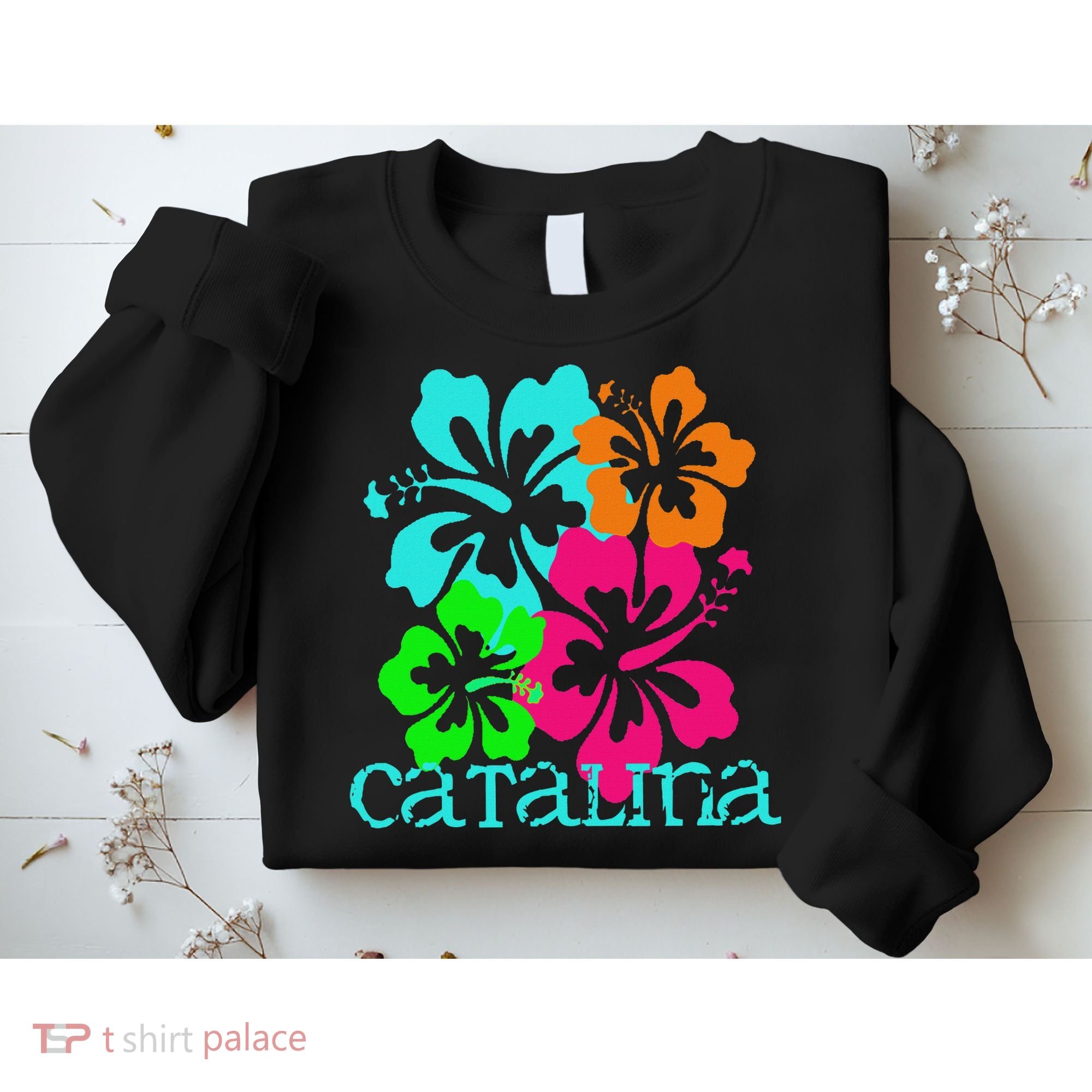Catalina Island Beach Tropical Paradise Travel Surf Ocean Sweatshirt