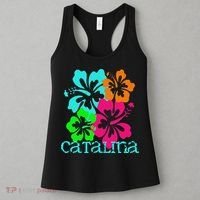 Catalina Island Beach Tropical Paradise Travel Surf Ocean Women's Tank Top thumb 3