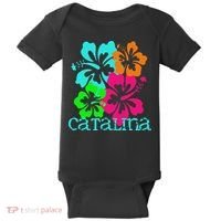 Catalina Island Beach Tropical Paradise Travel Surf Ocean Baby Bodysuit thumb 0