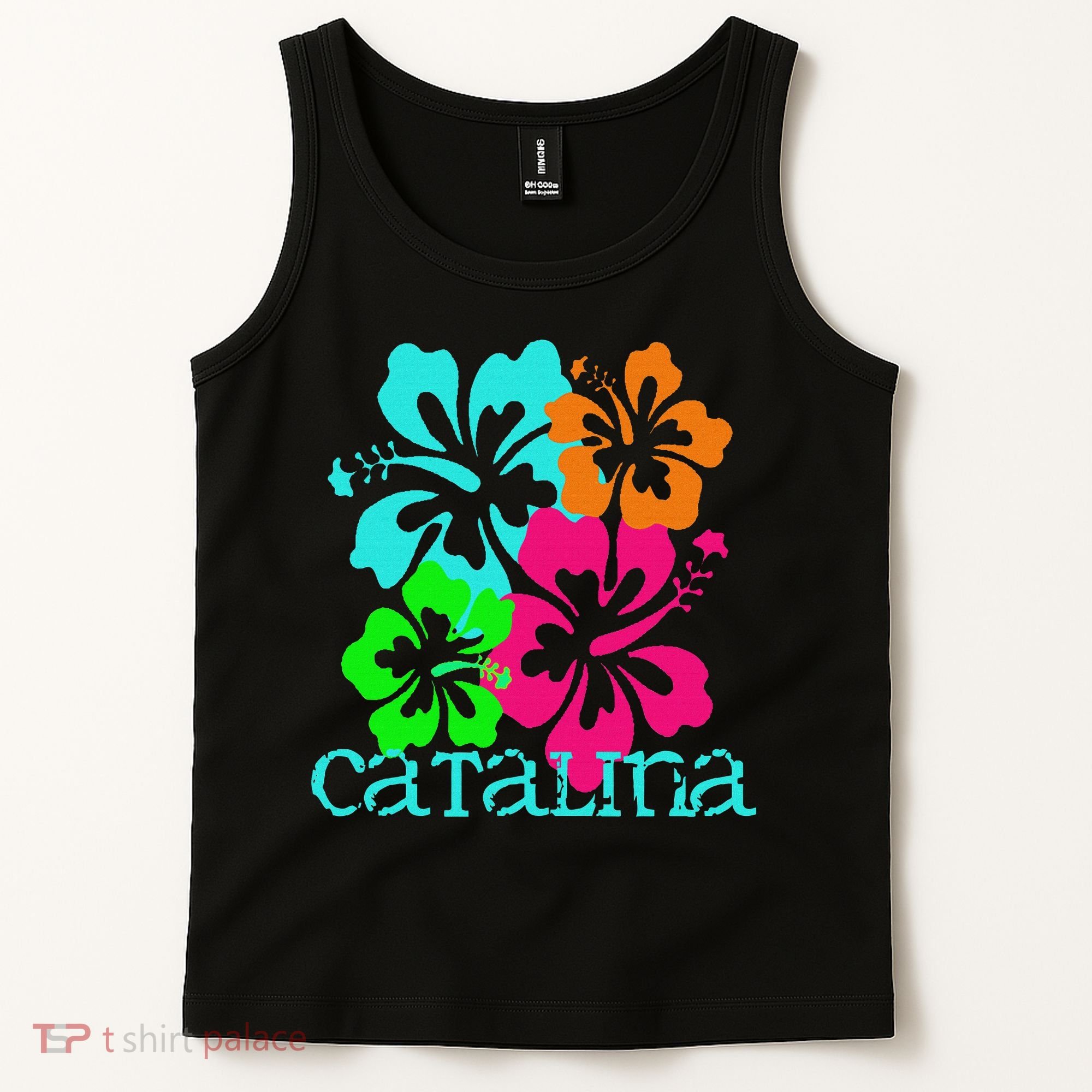 Catalina Island Beach Tropical Paradise Travel Surf Ocean Tank Top
