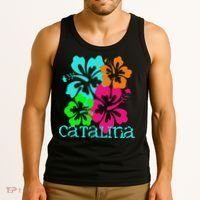 Catalina Island Beach Tropical Paradise Travel Surf Ocean Tank Top thumb 3
