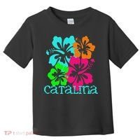 Catalina Island Beach Tropical Paradise Travel Surf Ocean Toddler T-Shirt thumb 0
