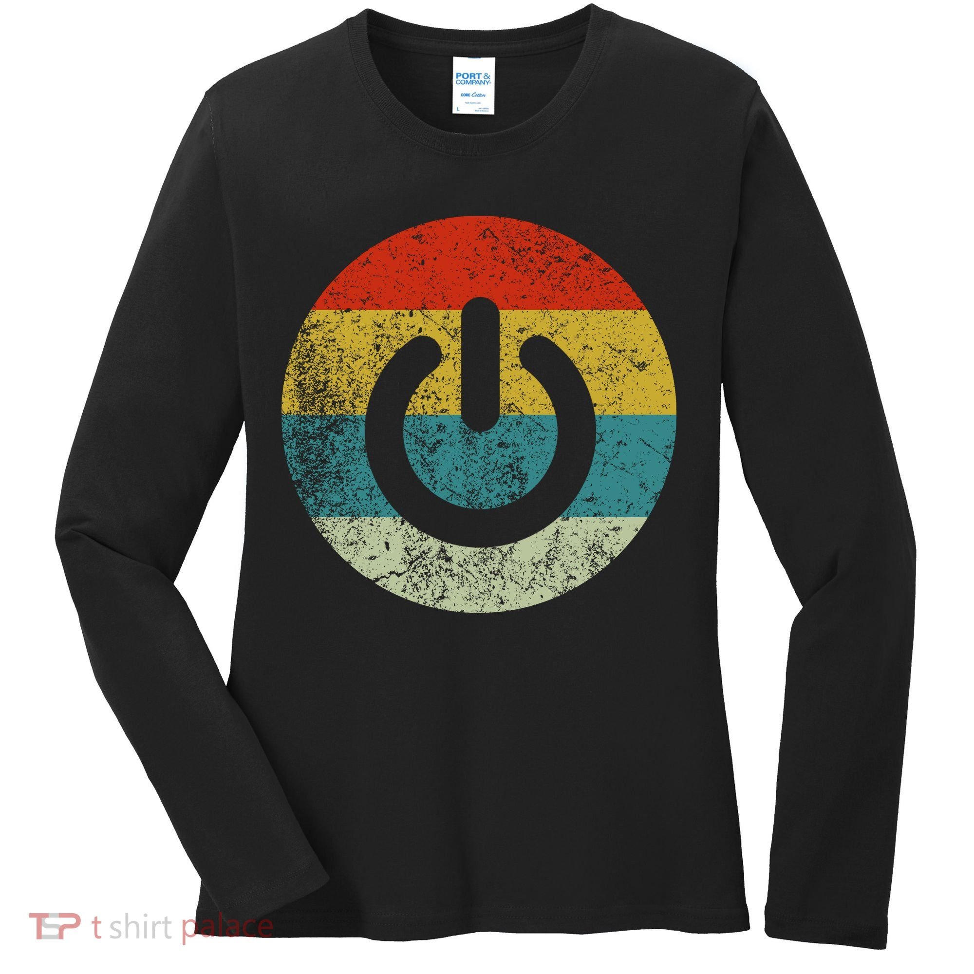Computer Icons Button Power Women's Long Sleeve Shirt